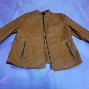 Faux leather jacket
